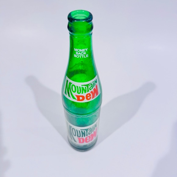Vintage Mountain Dew Bottle‎ 1Pt 16oz Single Dot Money Back Bottle - Picture 5 of 9
